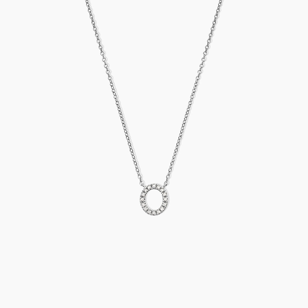 Collier Argent Umbria Oxydes De Zirconium - Colliers solitaires Femme | Marc Orian