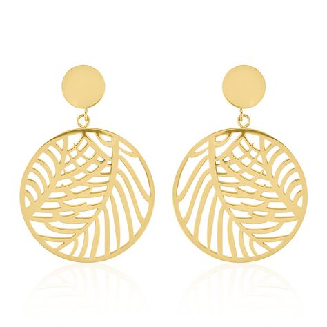 Boucles D'oreilles Pendantes Acier Doré Jami - Pendantes Femme | Marc Orian