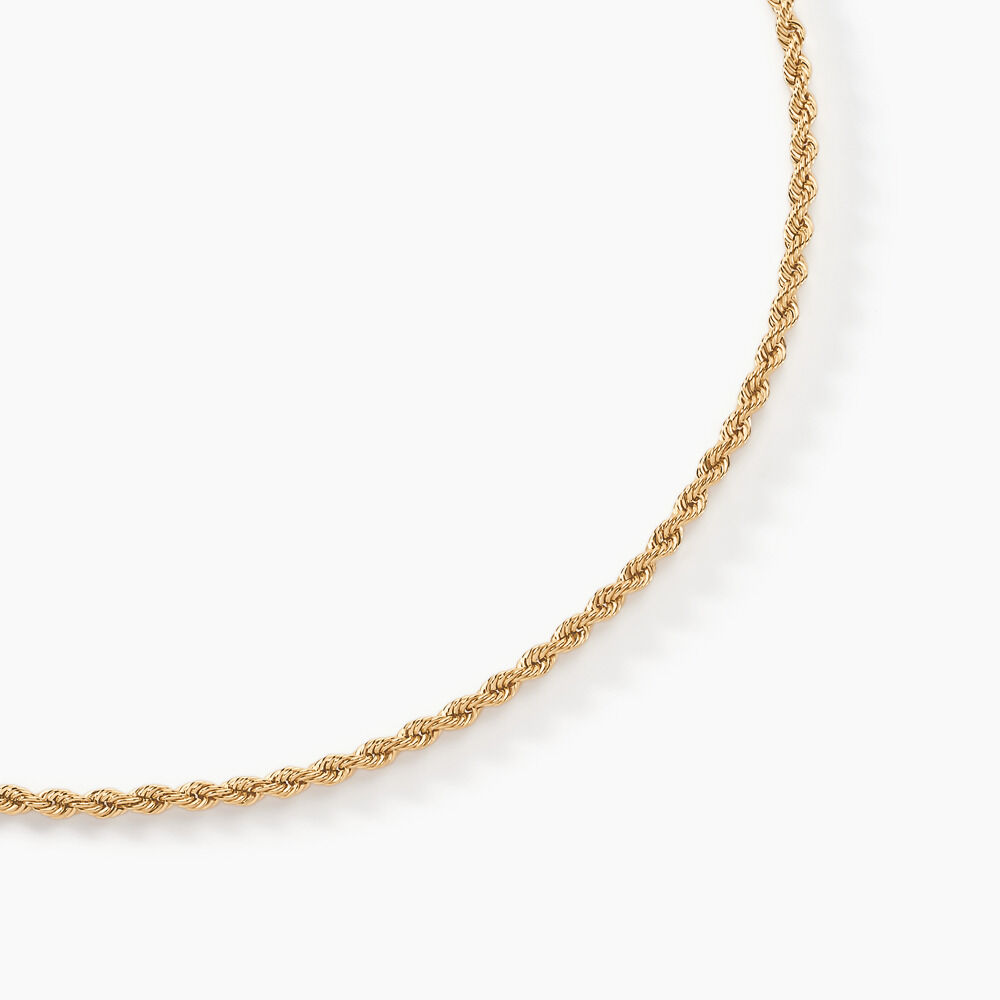 Collier Jerry Maille Corde Or Jaune - Chaines Femme | Marc Orian