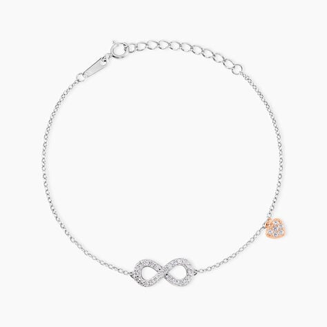 Bracelet Nella Argent Blanc Oxyde De Zirconium - Bracelets fantaisie Femme | Marc Orian
