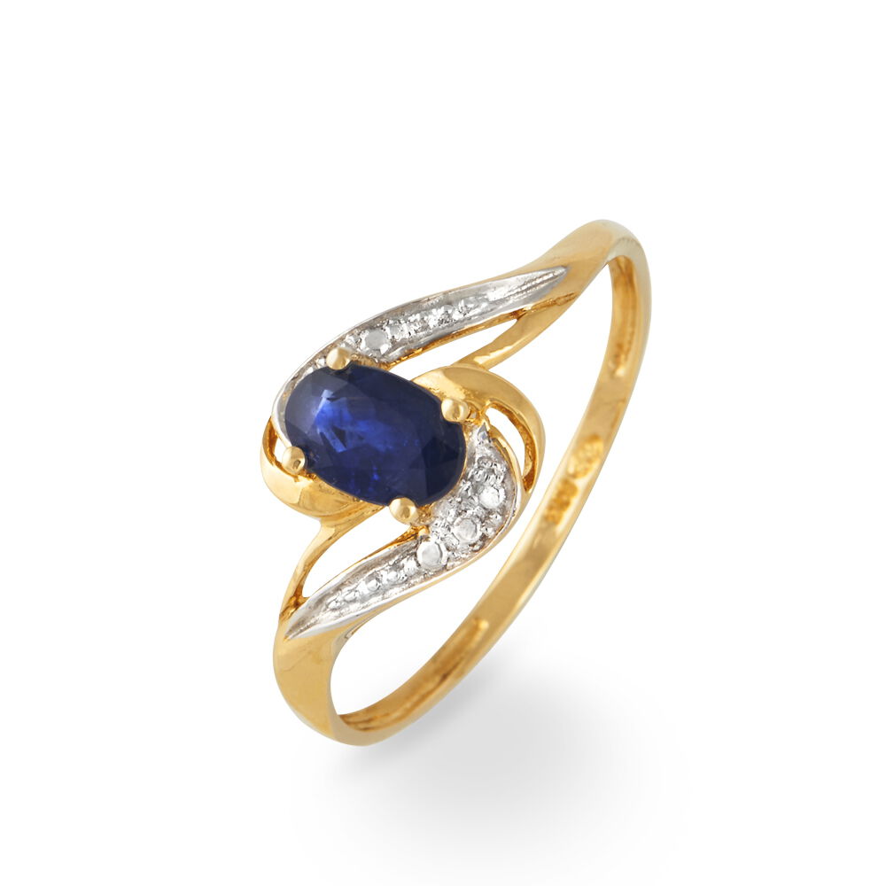 Bague Maria-serena Or Jaune Saphir - Solitaires Femme | Marc Orian