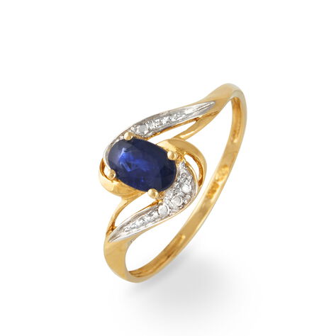 Bague Maria-serena Or Jaune Saphir - Solitaires Femme | Marc Orian