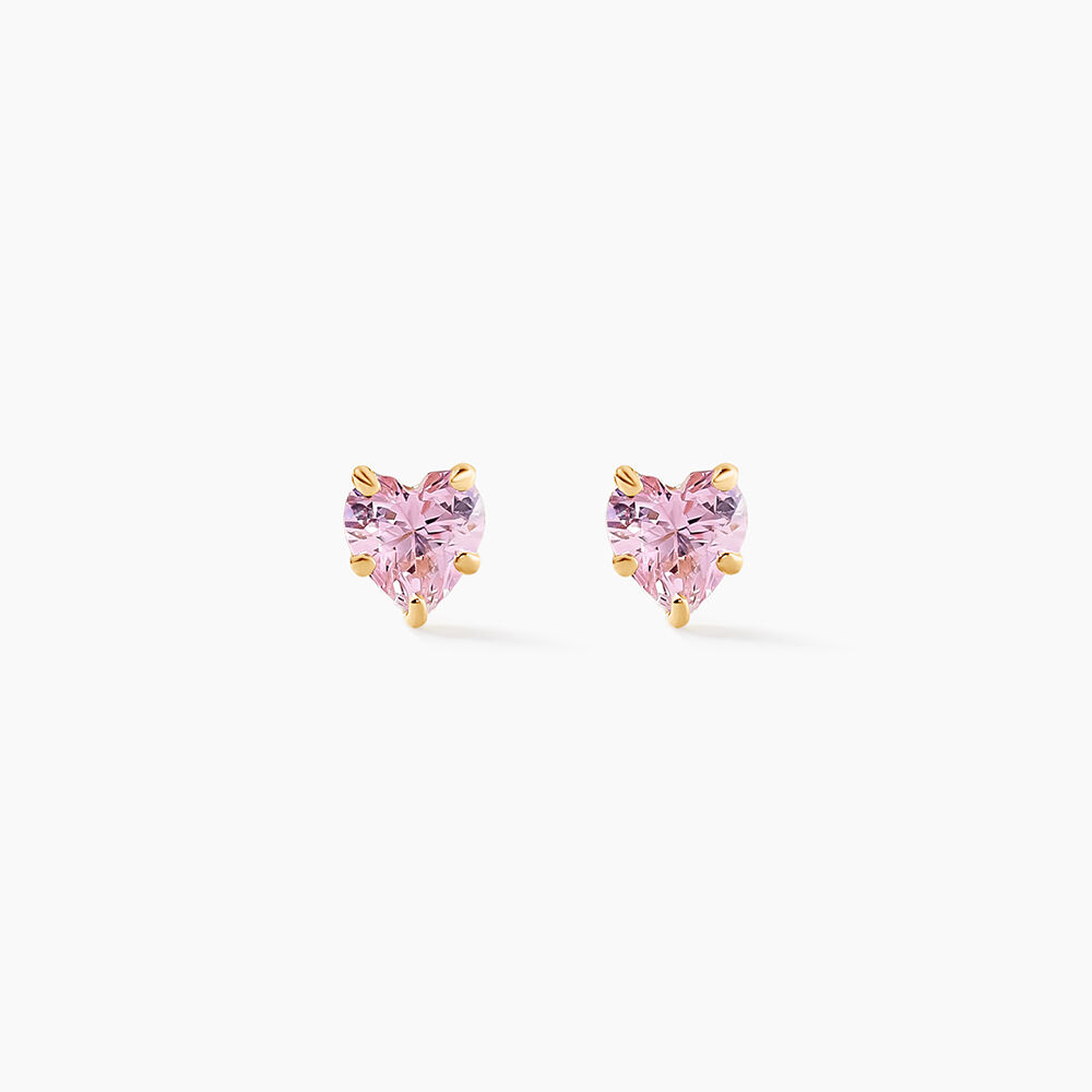Boucles D'oreilles Puces Daria Or Jaune Oxyde - Puces Femme | Marc Orian