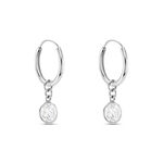 Cr&eacute;oles Argent Blanc Lehunnus Oxyde De Zirconium - Cr&eacute;oles Femme | Marc Orian