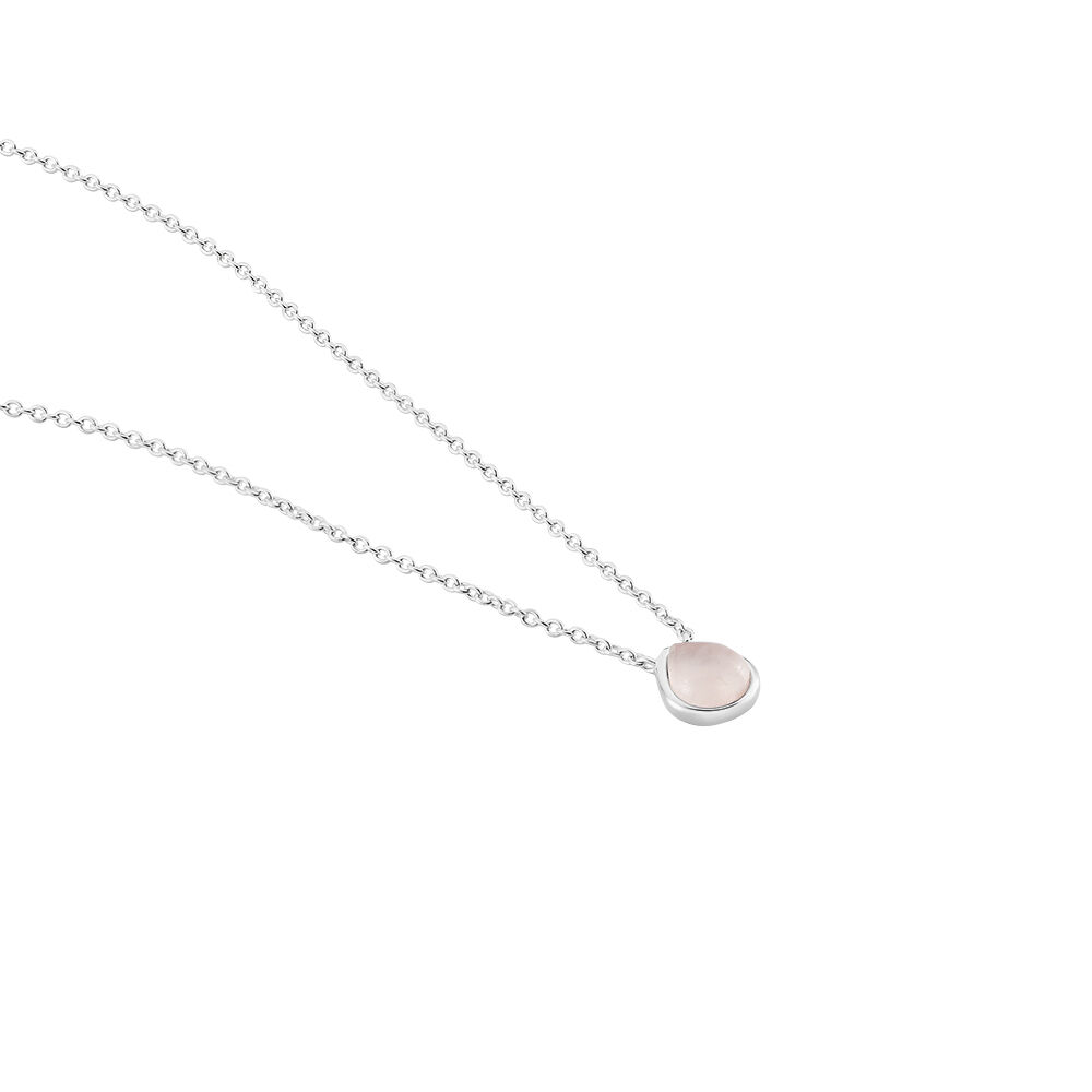 Collier Tao Argent Blanc Quartz - Colliers avec pierres Femme | Marc Orian