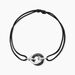 Bracelet You&me Argent Blanc C&eacute;ramique Et Oxyde De Zirconium - Bracelets cordons Femme | Marc Orian