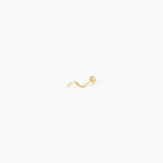 Piercing De Nez Fethi Serti Griffe Or Jaune Oxyde De Zirconium - Piercing Nez Femme | Marc Orian