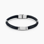 Bracelet Yannik Acier Blanc - Bracelets cordons Homme | Marc Orian