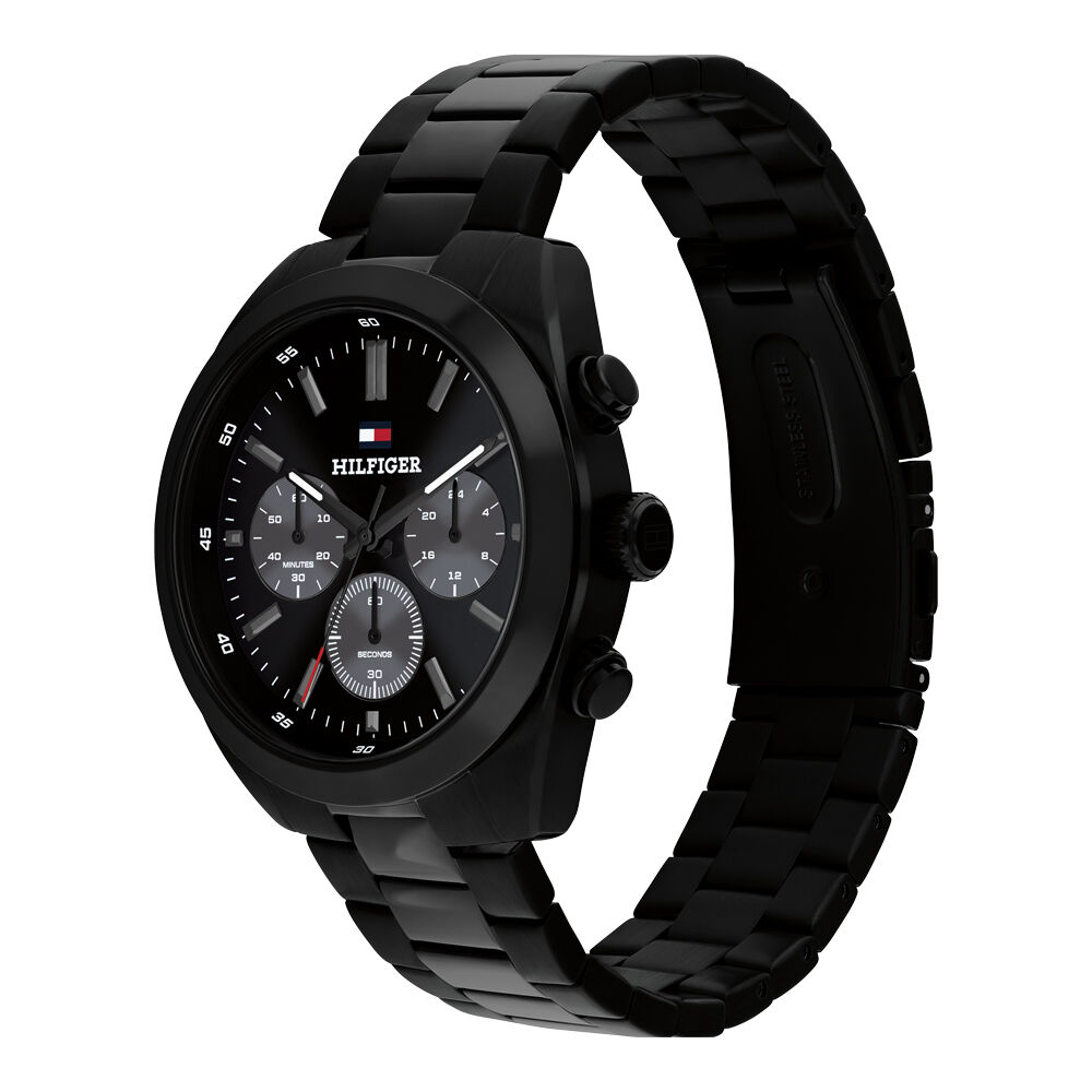 Montre Tommy Hilfiger Hudson Noir - Montres &eacute;tanches Homme | Marc Orian