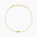 Bracelet Poem Argent Jaune P&eacute;ridot Oxyde De Zirconium - Bracelets fantaisie Femme | Marc Orian