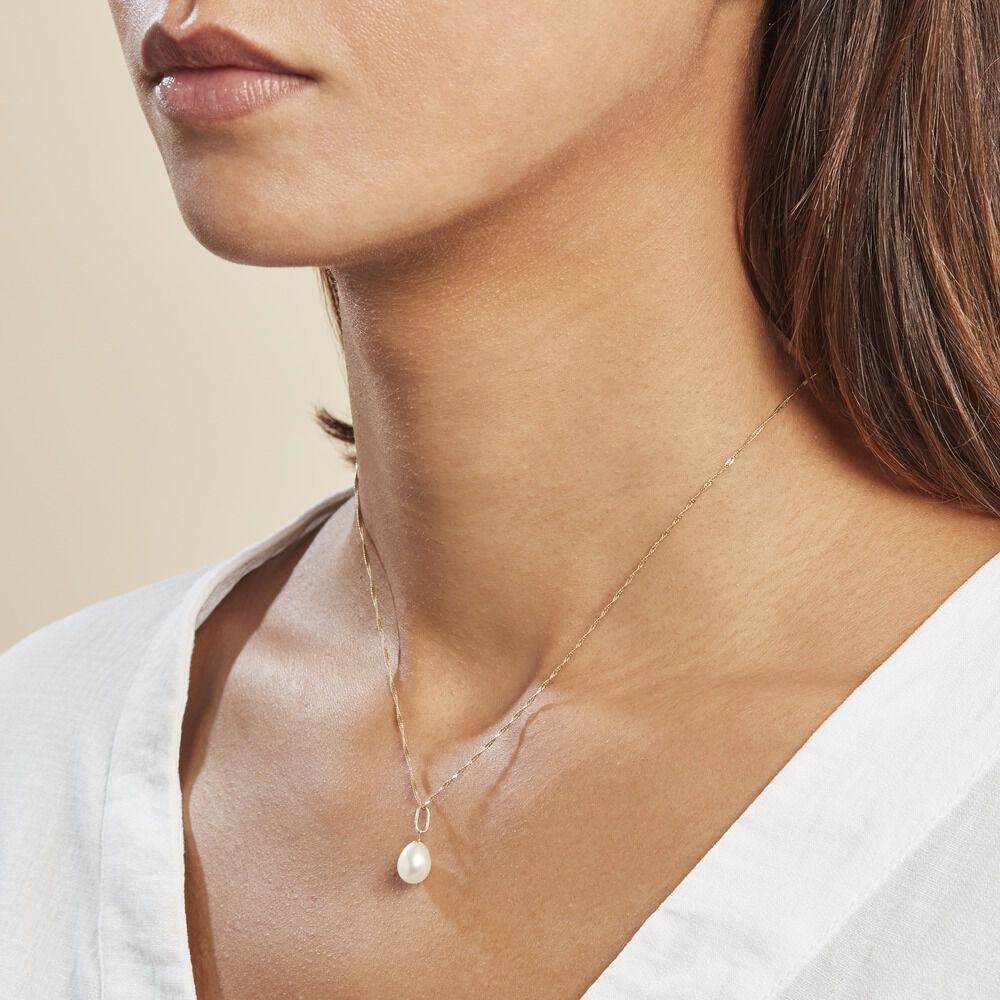 Pendentif Melody Or Jaune Perle De Culture - Parures de mariage Femme | Marc Orian