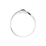 Bague Tamyra Or Blanc Saphir - Solitaires Femme | Marc Orian