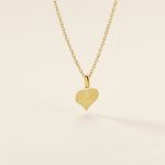 Pendentif Eudocie Coeur Message Or Jaune - Pendentifs Femme | Marc Orian