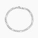 Bracelet Vivian Argent Blanc - Bracelets mailles Homme | Marc Orian