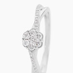 Bague Nusa Or Blanc Diamant - Bagues fian&ccedil;ailles Femme | Marc Orian