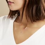 Pendentif Ionia Lettre Or Blanc - Pendentifs Famille | Marc Orian