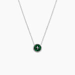 Collier Izarra Argent Blanc Malachite - Colliers avec pierres Femme | Marc Orian