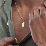 Pendentif Gaietana Corse Or Jaune - Bijoux personnalis&eacute;s Famille | Marc Orian