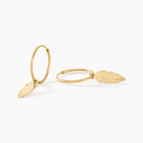 Cr&eacute;oles Belita Or Jaune - Boucles d'oreilles pampille Femme | Marc Orian