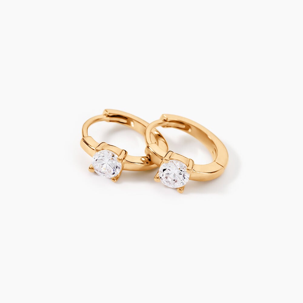 Cr&eacute;oles Plaqu&eacute; Or Laurick Oxydes De Zirconium - Cr&eacute;oles Femme | Marc Orian