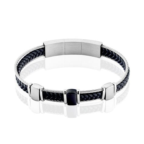 Bracelet Jourdan Cook Acier Bicolore - Bracelets cuir Homme | Marc Orian