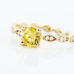 Bague Kurt Plaqu&eacute; Or Jaune Oxyde De Zirconium - Bijoux fantaisie Femme | Marc Orian