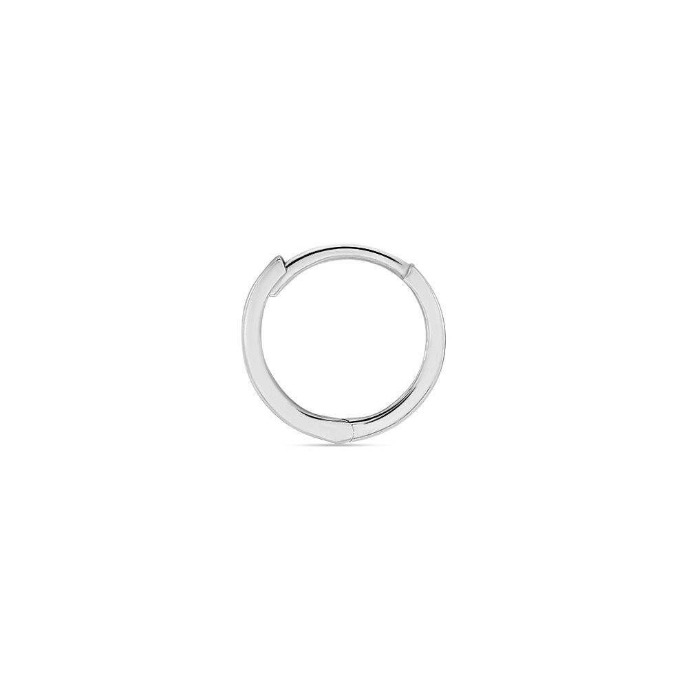 Créole Unitaire Ashton Or Blanc - Piercings d'oreilles Homme | Marc Orian