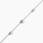 Bracelet Argent Blanc Blossom Bash Oxyde De Zirconium - Bracelets fantaisie Femme | Marc Orian