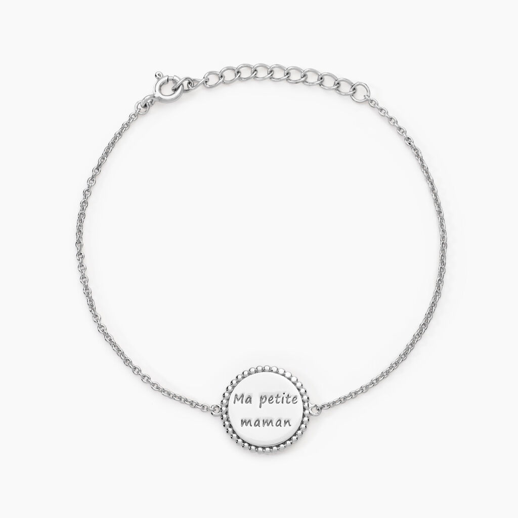 Bracelet Mayi Argent Blanc - Bracelets fantaisie Femme | Marc Orian