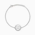 Bracelet Mayi Argent Blanc - Bracelets fantaisie Femme | Marc Orian