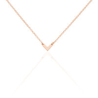 Collier Veroniica Argent Rose