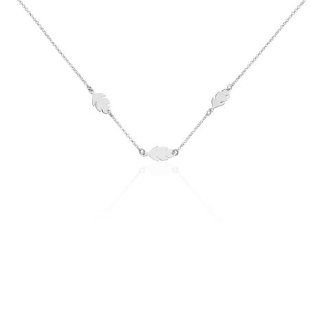 Collier Argent Blanc Bakia - Colliers fantaisie Femme | Marc Orian