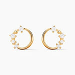 Boucles D'oreilles Puces Wenona Or Jaune Oxyde De Zirconium - Puces Femme | Marc Orian