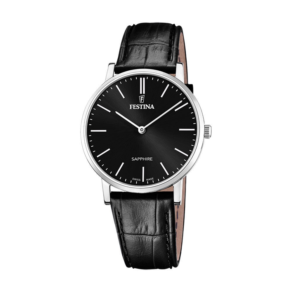 Montre Festina Swiss Made Noir - Montres classiques Homme | Marc Orian
