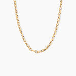 Collier Carlo Or Bicolore Maille Marine Ronde - Chaines Femme | Marc Orian