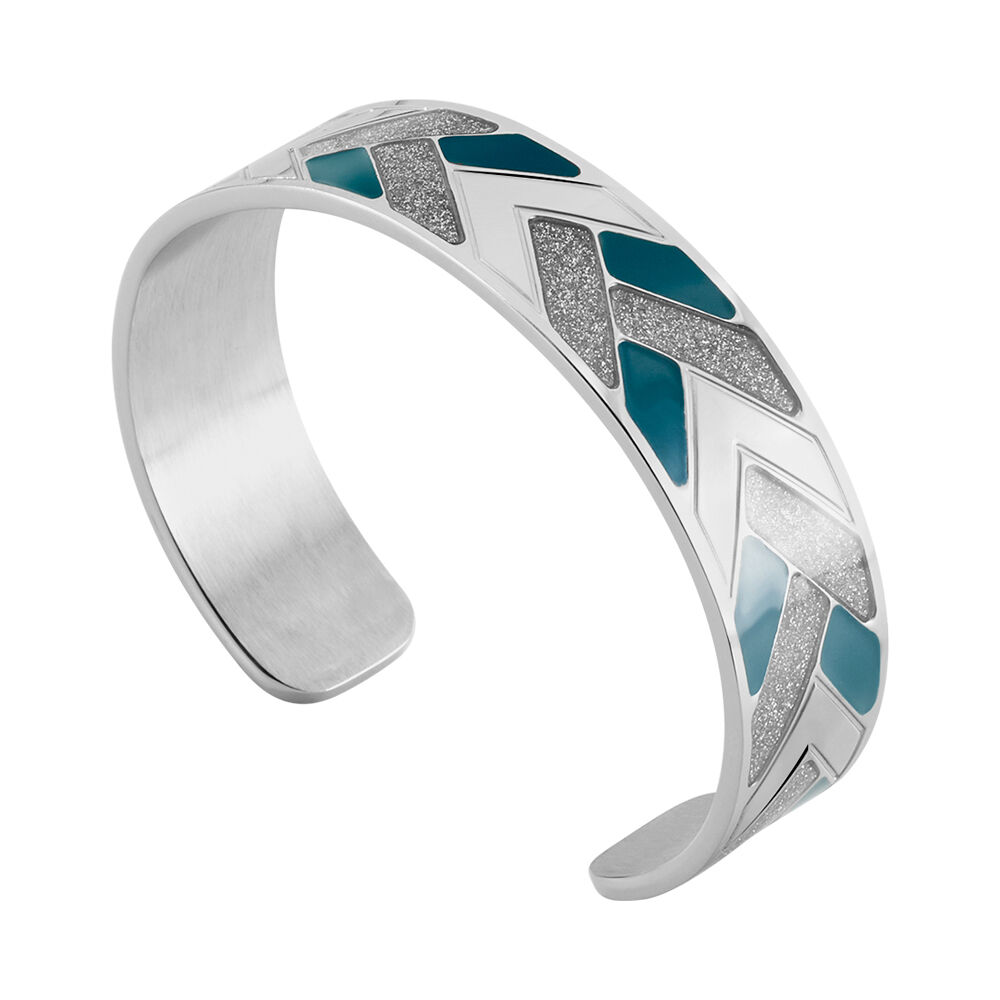 Bracelet Jonc Imagine Charlene Acier Blanc - Bracelets joncs Femme | Marc Orian