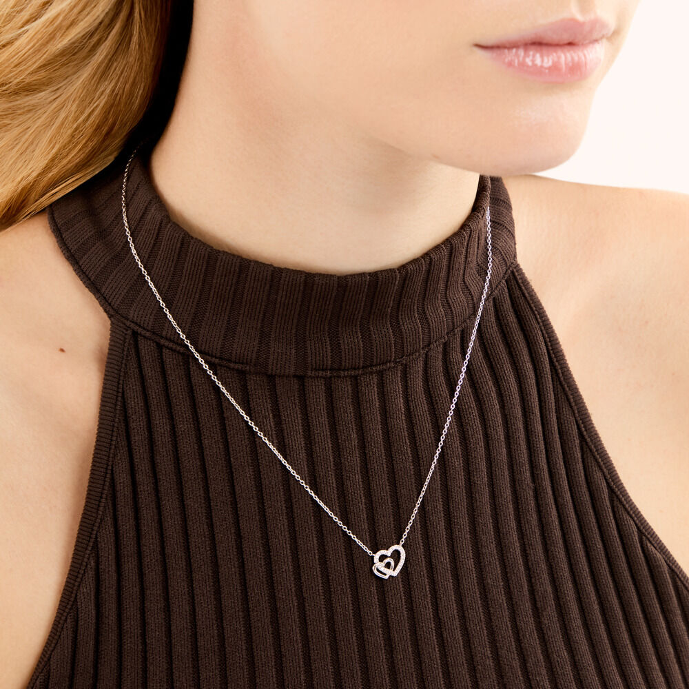 Collier Donatiane Argent Blanc Oxyde De Zirconium - Colliers avec pierres Femme | Marc Orian