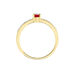 Bague Carlton Or Jaune Rubis Diamant - Bagues vintage Femme | Marc Orian