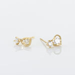 Boucles D'oreilles Pendantes Ludyvine Or Jaune Oxyde De Zirconium - Pendantes Femme | Marc Orian