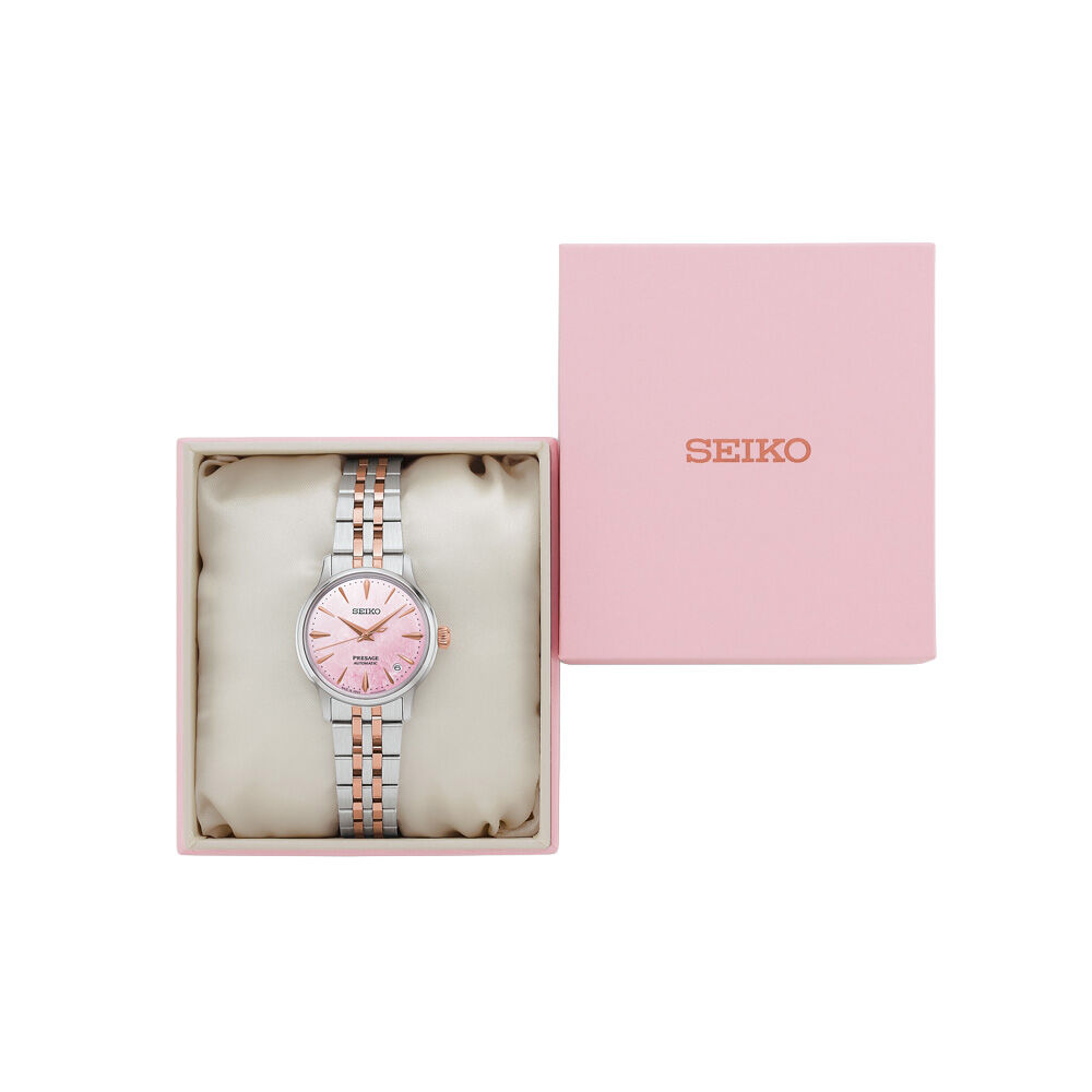 Montre Seiko Presage Cocktail Rose - Montres automatiques Femme | Marc Orian