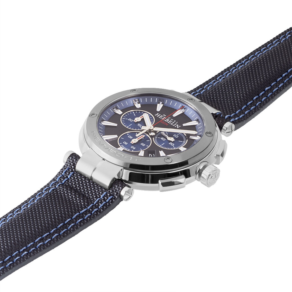Montre Michel Herbelin Newport Noir Et Bleu - Montres sport Homme | Marc Orian