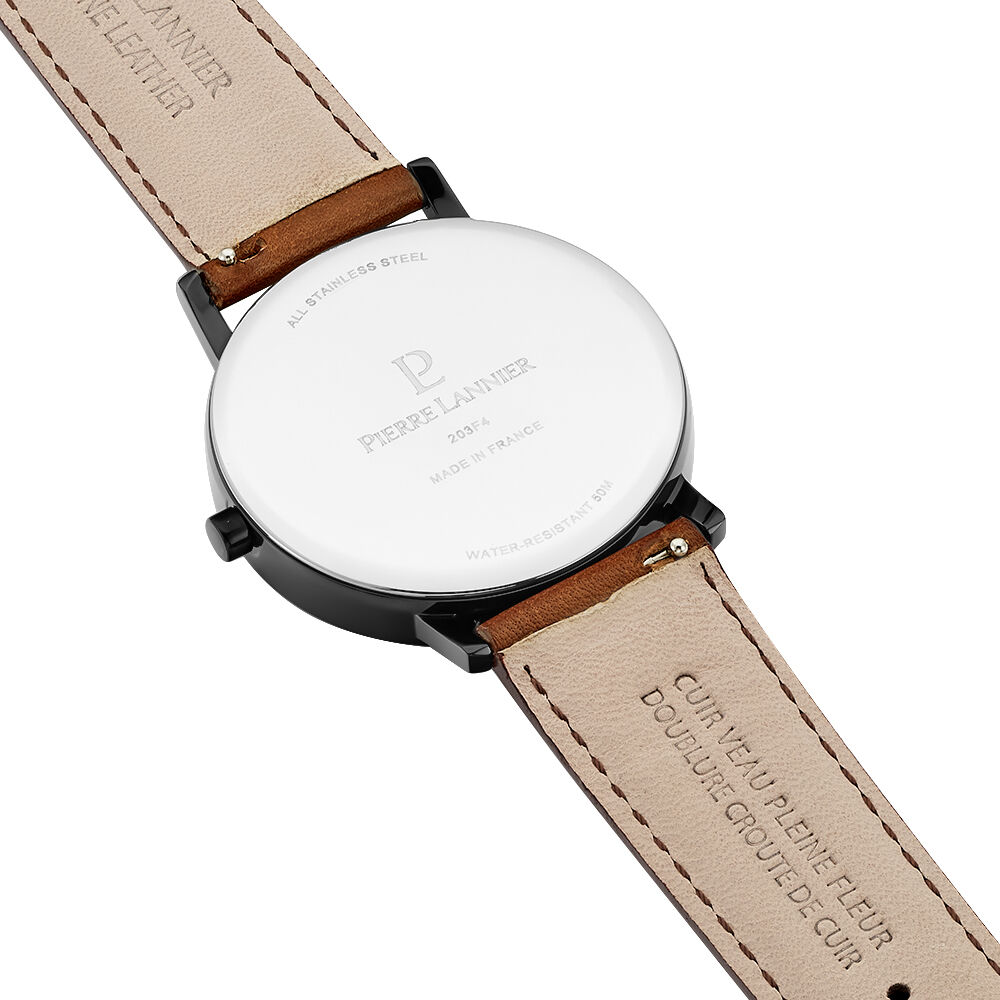 Montre Pierre Lannier Collection Cityline Noir - Montres étanches Homme | Marc Orian