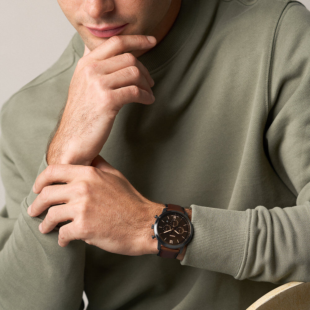 Montre Fossil Neutra Chrono Noir - Montres &eacute;tanches Homme | Marc Orian