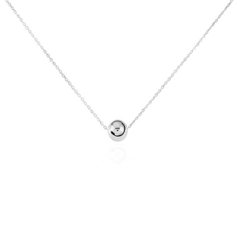Collier Nassiera Argent Blanc - Colliers Femme | Marc Orian