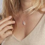 Collier Lousie Argent Blanc Oxyde De Zirconium - Colliers avec pierres Femme | Marc Orian