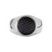 Bague Jourdan Homme Arecibo Acier Blanc Carbone - Bijoux fantaisie Homme | Marc Orian