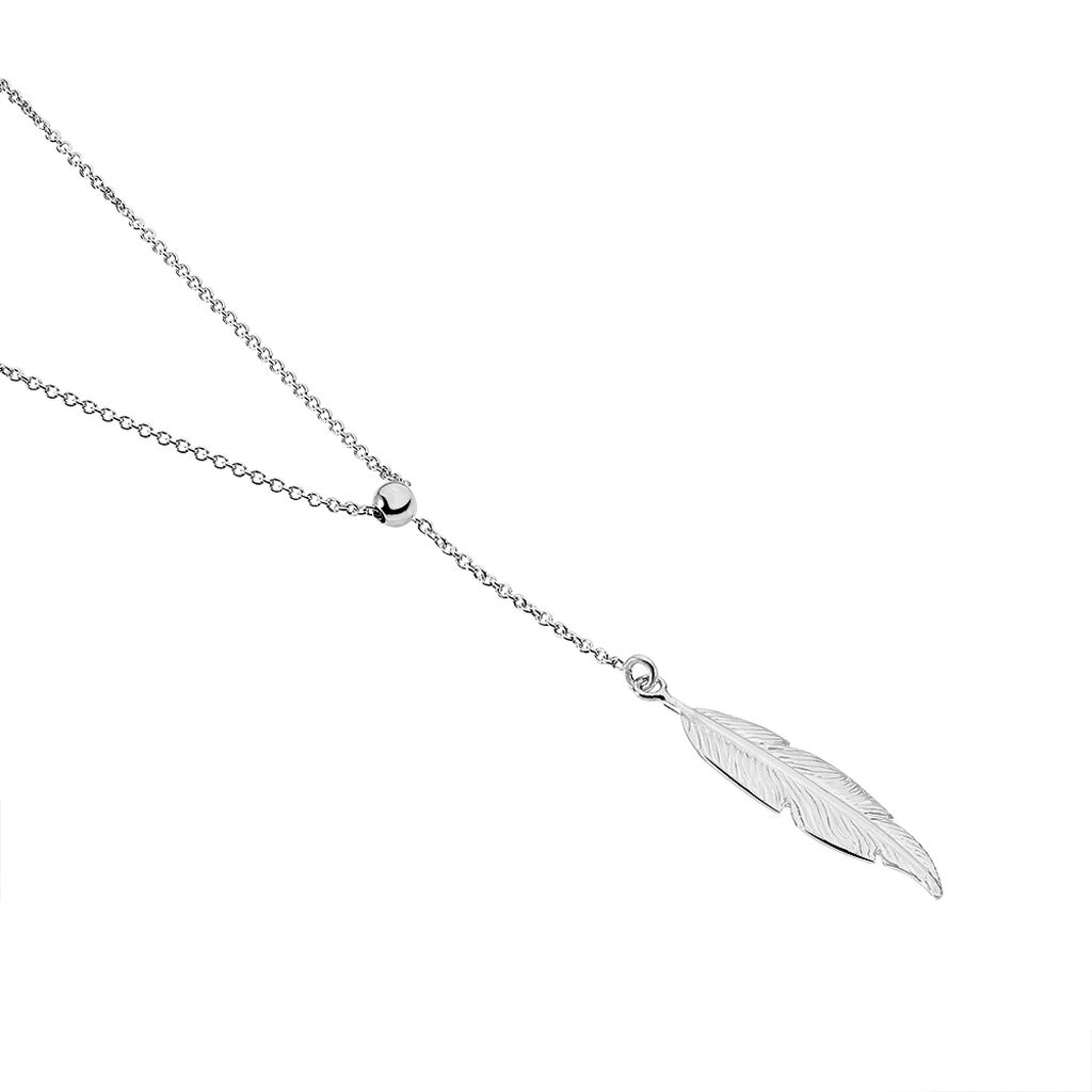 Collier Aliza Argent Blanc - Colliers Femme | Marc Orian