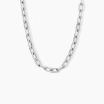 Collier Timoteo Acier Blanc - Colliers fantaisie Homme | Marc Orian