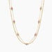 Collier Acier Jaune Rhodochrosite - Colliers avec pierres Femme | Marc Orian