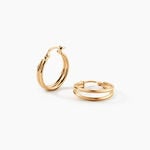 Cr&eacute;oles Double Plaqu&eacute; Or Jaune - Cr&eacute;oles Femme | Marc Orian